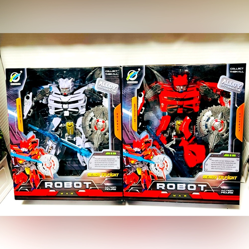 TRANSFORMER ROBOT WAR POLICE CAR